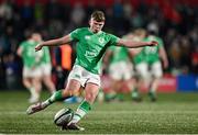 15 March 2024; Jack Murphy of Ireland during the U20 Six Nations Rugby Championship match between Ireland and Scotland at Virgin Media Park in Cork. Photo by Brendan Moran/Sportsfile