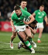 15 March 2024; Tadhg Brophy of Ireland during the U20 Six Nations Rugby Championship match between Ireland and Scotland at Virgin Media Park in Cork. Photo by Brendan Moran/Sportsfile