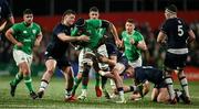 15 March 2024; Sean Edogbo of Ireland during the U20 Six Nations Rugby Championship match between Ireland and Scotland at Virgin Media Park in Cork. Photo by Brendan Moran/Sportsfile