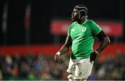 15 March 2024; Sean Edogbo of Ireland during the U20 Six Nations Rugby Championship match between Ireland and Scotland at Virgin Media Park in Cork. Photo by Brendan Moran/Sportsfile