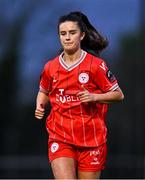 16 March 2024; Alex Kavanagh of Shelbourne during the SSE Airtricity Women's Premier Division match between Peamount United and Shelbourne at PRL Park in Greenogue, Dublin. Photo by Ben McShane/Sportsfile