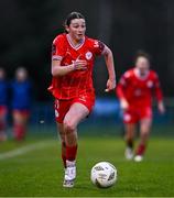 16 March 2024; Hannah Healy of Shelbourne during the SSE Airtricity Women's Premier Division match between Peamount United and Shelbourne at PRL Park in Greenogue, Dublin. Photo by Ben McShane/Sportsfile