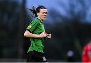 16 March 2024; Jetta Berrill of Peamount United during the SSE Airtricity Women's Premier Division match between Peamount United and Shelbourne at PRL Park in Greenogue, Dublin. Photo by Ben McShane/Sportsfile