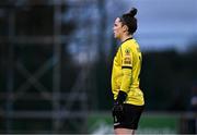 16 March 2024; Peamount United goalkeeper Niamh Reid Burke during the SSE Airtricity Women's Premier Division match between Peamount United and Shelbourne at PRL Park in Greenogue, Dublin. Photo by Ben McShane/Sportsfile