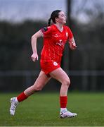 16 March 2024; Hannah Healy of Shelbourne during the SSE Airtricity Women's Premier Division match between Peamount United and Shelbourne at PRL Park in Greenogue, Dublin. Photo by Ben McShane/Sportsfile