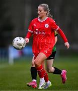 16 March 2024; Lucy O'Rourke of Shelbourne during the SSE Airtricity Women's Premier Division match between Peamount United and Shelbourne at PRL Park in Greenogue, Dublin. Photo by Ben McShane/Sportsfile