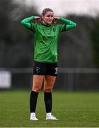 16 March 2024; Erin McLaughlin of Peamount United during the SSE Airtricity Women's Premier Division match between Peamount United and Shelbourne at PRL Park in Greenogue, Dublin. Photo by Ben McShane/Sportsfile