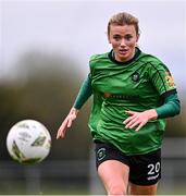 16 March 2024; Erica Burke of Peamount United during the SSE Airtricity Women's Premier Division match between Peamount United and Shelbourne at PRL Park in Greenogue, Dublin. Photo by Ben McShane/Sportsfile
