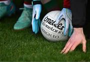 17 March 2024; A general view of a football before the Allianz Football League Division 1 match between Mayo and Derry at Hastings Insurance MacHale Park in Castlebar, Mayo. Photo by Piaras Ó Mídheach/Sportsfile