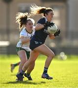 17 March 2024; Aishling O’Connell of Kerry in action against Emma Duggan of Meath during the Lidl LGFA National League Division 1 Round 6 match between Meath and Kerry at Donaghmore Ashbourne GAA Club in Ashbourne, Meath. Photo by Brendan Moran/Sportsfile