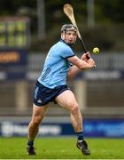16 March 2024; Cian O'Sullivan of Dublin scores a point during the Allianz Hurling League Division 1 Group B match between Dublin and Westmeath at Parnell Park in Dublin. Photo by Tom Beary/Sportsfile