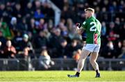 17 March 2024; Luke Loughlin of Westmeath celebrates after converting a free during the Allianz Football League Division 3 match between Westmeath and Down at TEG Cusack Park in Mullingar, Westmeath. Photo by Seb Daly/Sportsfile