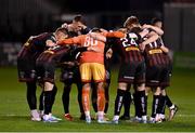 15 March 2024; Bohemians players before the SSE Airtricity Men's Premier Division match between Bohemians and Derry City at Dalymount Park in Dublin. Photo by Stephen McCarthy/Sportsfile