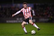 15 March 2024; Cameron McJannet of Derry City during the SSE Airtricity Men's Premier Division match between Bohemians and Derry City at Dalymount Park in Dublin. Photo by Stephen McCarthy/Sportsfile