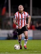 15 March 2024; Mark Connolly of Derry City during the SSE Airtricity Men's Premier Division match between Bohemians and Derry City at Dalymount Park in Dublin. Photo by Stephen McCarthy/Sportsfile