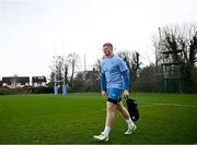 18 March 2024; Paddy McCarthy during a Leinster rugby squad training session at UCD in Dublin. Photo by Harry Murphy/Sportsfile