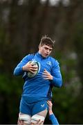 18 March 2024; Diarmuid Mangan during a Leinster rugby squad training session at UCD in Dublin. Photo by Harry Murphy/Sportsfile