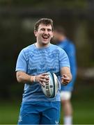 18 March 2024; John McKee during a Leinster rugby squad training session at UCD in Dublin. Photo by Harry Murphy/Sportsfile