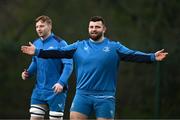 18 March 2024; Michael Milne during a Leinster rugby squad training session at UCD in Dublin. Photo by Harry Murphy/Sportsfile