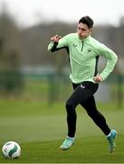 18 March 2024; Jamie McGrath during a Republic of Ireland training session at the FAI National Training Centre in Abbotstown, Dublin. Photo by Stephen McCarthy/Sportsfile