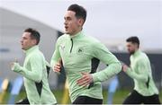 18 March 2024; Jamie McGrath during a Republic of Ireland training session at the FAI National Training Centre in Abbotstown, Dublin. Photo by Stephen McCarthy/Sportsfile