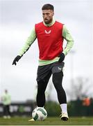 18 March 2024; Matt Doherty during a Republic of Ireland training session at the FAI National Training Centre in Abbotstown, Dublin. Photo by Stephen McCarthy/Sportsfile