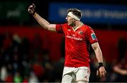 1 March 2024; Tom Ahern of Munster during the United Rugby Championship match between Munster and Zebre Parma at Virgin Media Park in Cork. Photo by Brendan Moran/Sportsfile