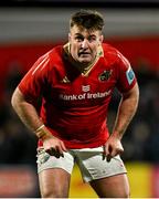 1 March 2024; Niall Scannell of Munster during the United Rugby Championship match between Munster and Zebre Parma at Virgin Media Park in Cork. Photo by Brendan Moran/Sportsfile