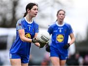 18 March 2024; Caoimhe Fitzgibbon of Ursuline Secondary School during the 2024 Lidl LGFA All-Ireland Post-Primary Schools Senior B Championship final match between St Attracta’s Community School of Tubbercurry, Sligo, and Ursuline Secondary School of Thurles, Tipperary, at St Aidan’s GAA club in Ballyforan, Roscommon. Photo by Piaras Ó Mídheach/Sportsfile