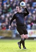 17 March 2024; Referee Seán Lonergan during the Allianz Football League Division 1 match between Mayo and Derry at Hastings Insurance MacHale Park in Castlebar, Mayo. Photo by Piaras Ó Mídheach/Sportsfile