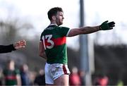 17 March 2024; Aidan O'Shea of Mayo during the Allianz Football League Division 1 match between Mayo and Derry at Hastings Insurance MacHale Park in Castlebar, Mayo. Photo by Piaras Ó Mídheach/Sportsfile