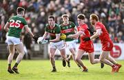 17 March 2024; Stephen Coen of Mayo during the Allianz Football League Division 1 match between Mayo and Derry at Hastings Insurance MacHale Park in Castlebar, Mayo. Photo by Piaras Ó Mídheach/Sportsfile