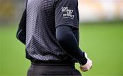 17 March 2024; The jersey of referee Seán Lonergan before the Allianz Football League Division 1 match between Mayo and Derry at Hastings Insurance MacHale Park in Castlebar, Mayo. Photo by Piaras Ó Mídheach/Sportsfile