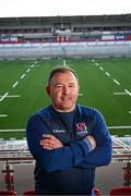 19 March 2024; Interim head coach Richie Murphy poses for a portrait after an Ulster Rugby media conference at the Kingspan Stadium in Belfast. Photo by Ramsey Cardy/Sportsfile