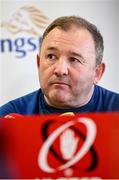 19 March 2024; Interim head coach Richie Murphy during an Ulster Rugby media conference at the Kingspan Stadium in Belfast. Photo by Ramsey Cardy/Sportsfile