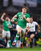 16 March 2024; Garry Ringrose of Ireland during the Guinness Six Nations Rugby Championship match between Ireland and Scotland at the Aviva Stadium in Dublin. Photo by Sam Barnes/Sportsfile