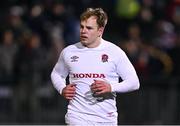 8 March 2024; Toby Cousins of England during the U20 Six Nations Rugby Championship match between England and Ireland at The Recreation Ground in Bath, England. Photo by Harry Murphy/Sportsfile