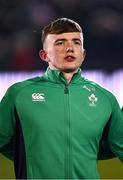 8 March 2024; Jack Murphy of Ireland during the U20 Six Nations Rugby Championship match between England and Ireland at The Recreation Ground in Bath, England. Photo by Harry Murphy/Sportsfile