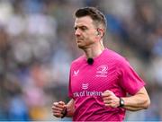 17 March 2024; Referee Sam Holt during the Bank of Ireland Leinster Schools Senior Cup final match between Blackrock College and St Michael's College at the RDS Arena in Dublin. Photo by Sam Barnes/Sportsfile