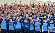 17 March 2024; St Michael's College supporters before the Bank of Ireland Leinster Schools Senior Cup final match between Blackrock College and St Michael's College at the RDS Arena in Dublin. Photo by Sam Barnes/Sportsfile