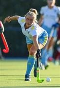 17 March 2024; Sophia Cole of UCD LHC during the Jacqui Potter Cup final match between UCD LHC and Loreto HC at Three Rock Rovers Hockey Club in Rathfarnham, Dublin. Photo by Tyler Miller/Sportsfile