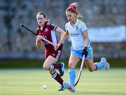 17 March 2024; Sarah McAuley of UCD LHC during the Jacqui Potter Cup final match between UCD LHC and Loreto HC at Three Rock Rovers Hockey Club in Rathfarnham, Dublin. Photo by Tyler Miller/Sportsfile