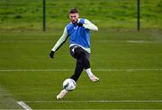19 March 2024; Matt Doherty during a Republic of Ireland training session at the FAI National Training Centre in Abbotstown, Dublin. Photo by Stephen McCarthy/Sportsfile