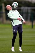 19 March 2024; Will Smallbone during a Republic of Ireland training session at the FAI National Training Centre in Abbotstown, Dublin. Photo by Stephen McCarthy/Sportsfile