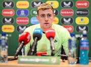 19 March 2024; Sammie Szmodics during a Republic of Ireland press conference at the FAI Headquarters in Abbotstown, Dublin. Photo by Stephen McCarthy/Sportsfile