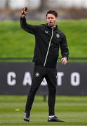 19 March 2024; Assistant coach Paddy McCarthy during a Republic of Ireland training session at the FAI National Training Centre in Abbotstown, Dublin. Photo by Stephen McCarthy/Sportsfile