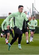 18 March 2024; Jamie McGrath during a Republic of Ireland training session at the FAI National Training Centre in Abbotstown, Dublin. Photo by Stephen McCarthy/Sportsfile