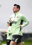 21 March 2024; Josh Cullen during a Republic of Ireland training session at the FAI National Training Centre in Abbotstown, Dublin. Photo by Stephen McCarthy/Sportsfile