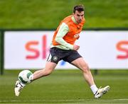 21 March 2024; Seamus Coleman during a Republic of Ireland training session at the FAI National Training Centre in Abbotstown, Dublin. Photo by Stephen McCarthy/Sportsfile