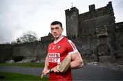21 March 2024; Cork hurler Sean O’Donoghue pictured at the launch of the Munster GAA Senior Hurling and Football Championship 2024 at Cahir Castle in Tipperary. Photo by Harry Murphy/Sportsfile